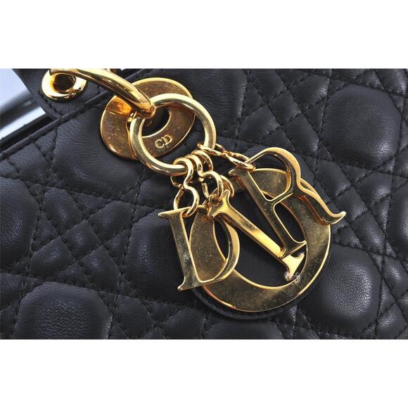 Auth Christian Dior Lady Lamb Skin #136597C19B - Picture 11 of 15